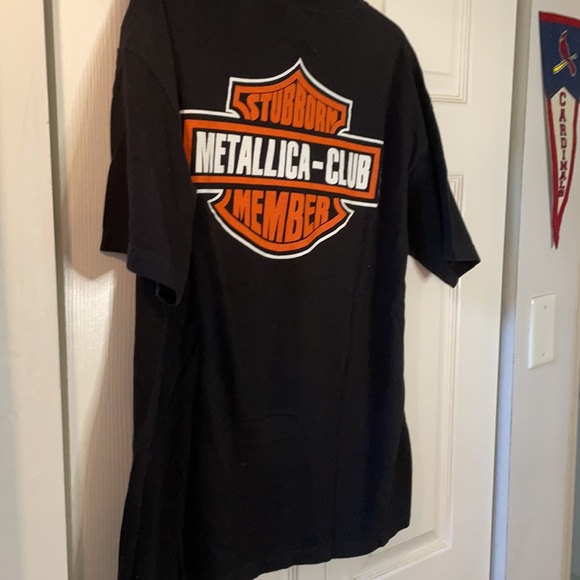 Vintage / 98 Metallica in Club Harley Davidson L - Picture 8 of 10